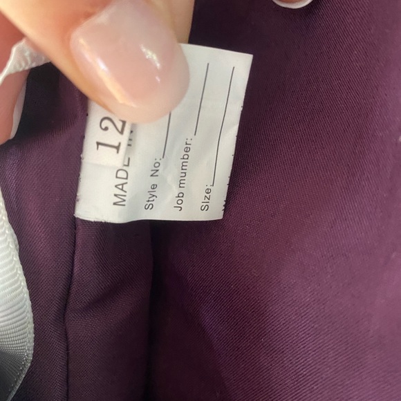 Floor length satin dress - Picture 9 of 12